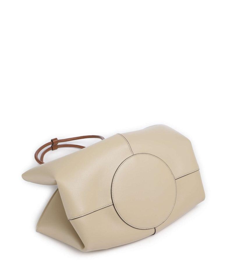 Kamy Borsa a spalla pelle a grana fine sandshell/cognac<BR/><BR/> E1U2L110201 881 COCCINELLE 