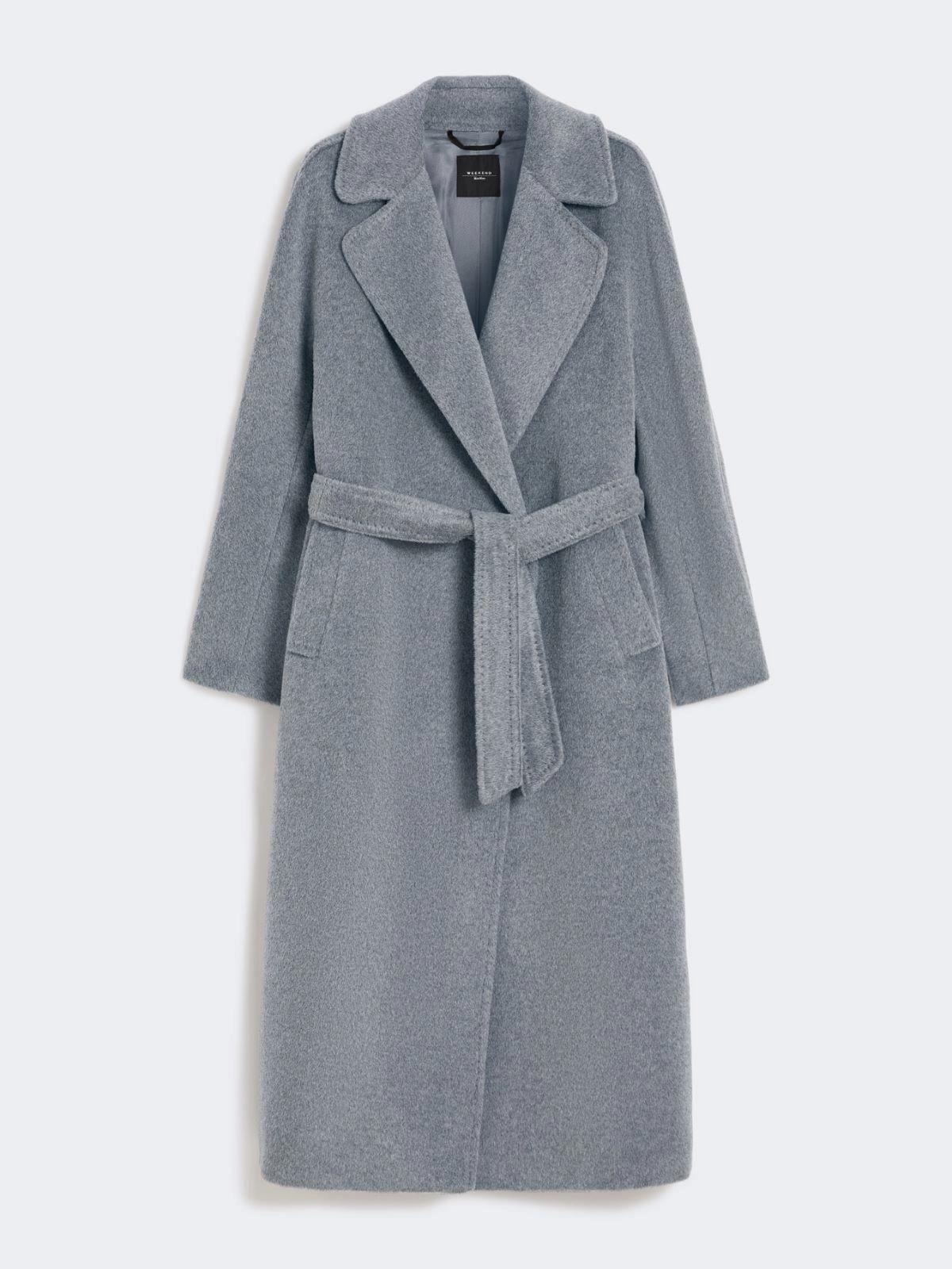 Cappotto lungo in lana e alpaca TEMPERA 005 WEEKEND 