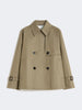 WKDBIGLIATrench crop in gabardina antigoccia