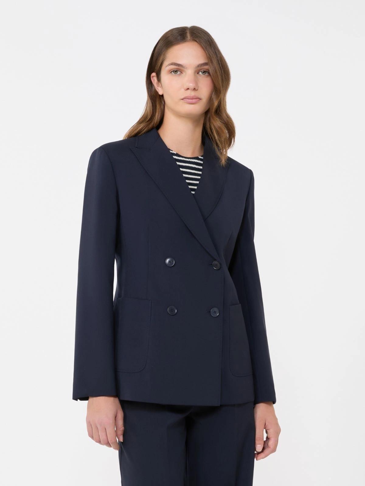 WKDZINNIA<BR/>Blazer doppiopetto in lana stretch WKDZINNIA 001 WEEKEND 