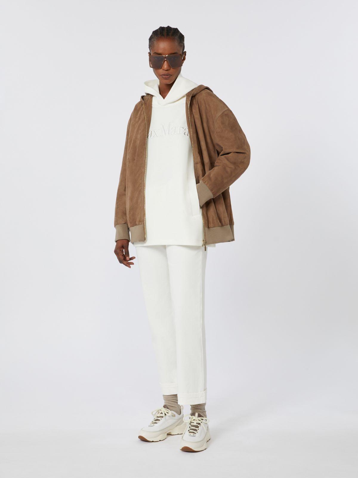 Felpa over in jersey di cotone VISIERA 001 S MAX MARA 