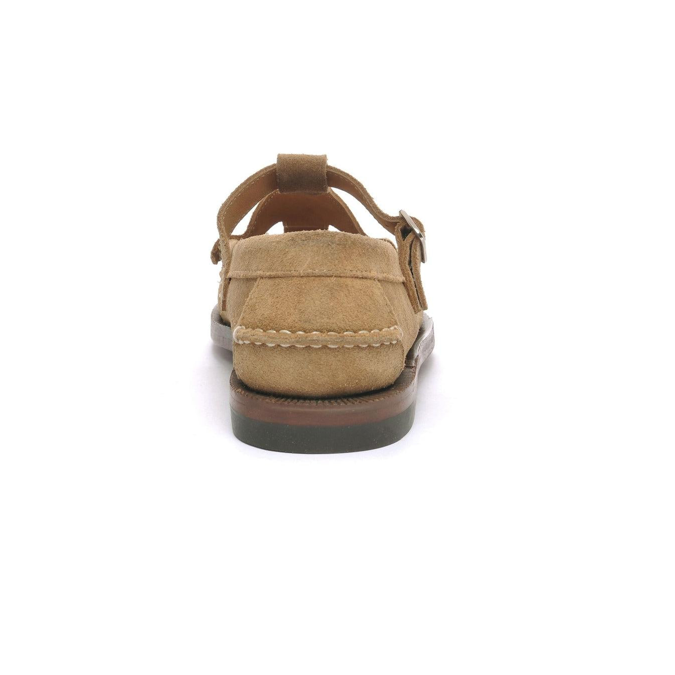 ANGELINA FLESHOUT WOMAN<BR/>Mocassini da lavoro da donna beige gialli con chiusura a fibbia 71131IW AGB SEBAGO 