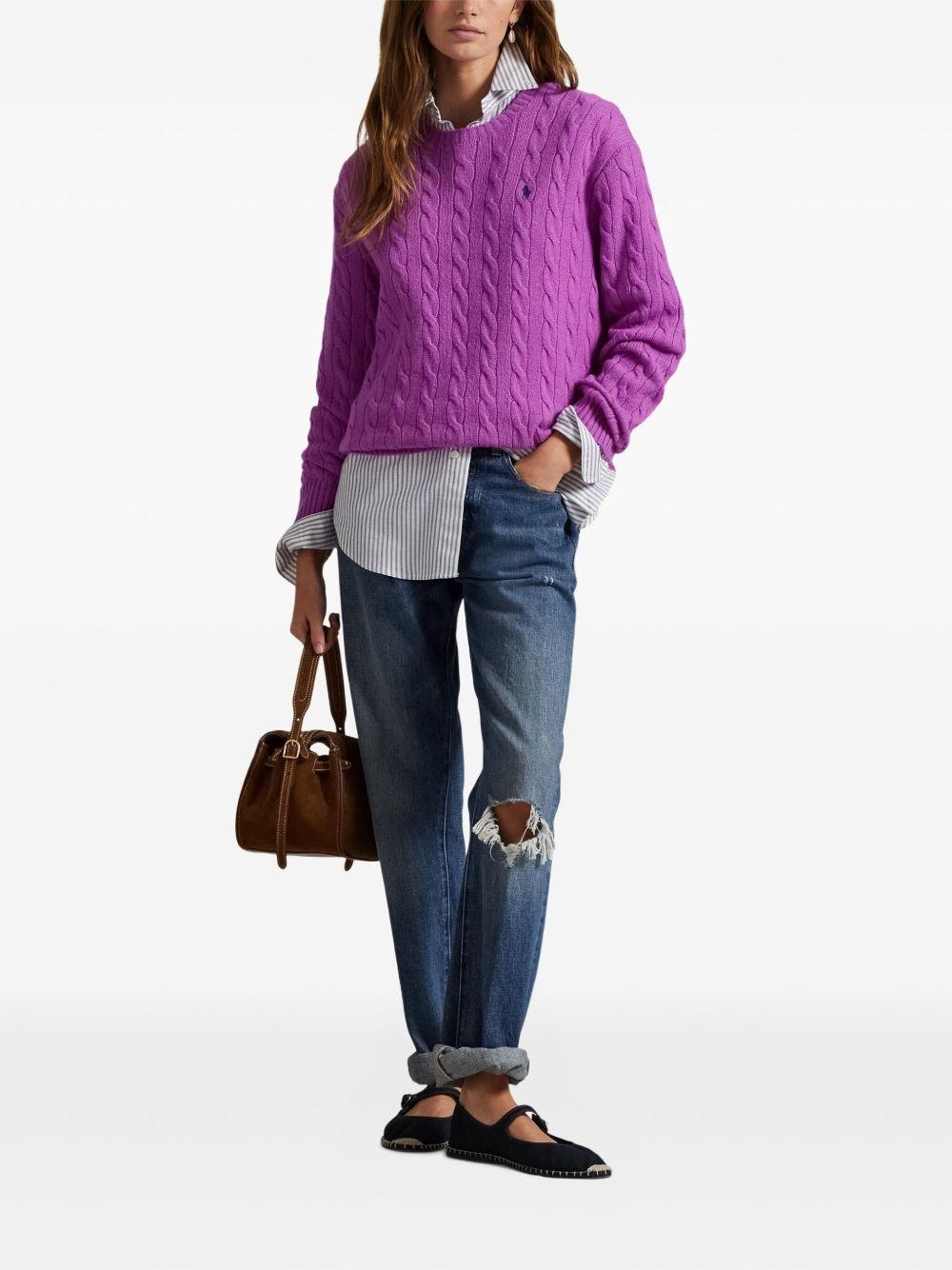 Maglia in misto lana a trecce 211972115 003 RALPH LAUREN 