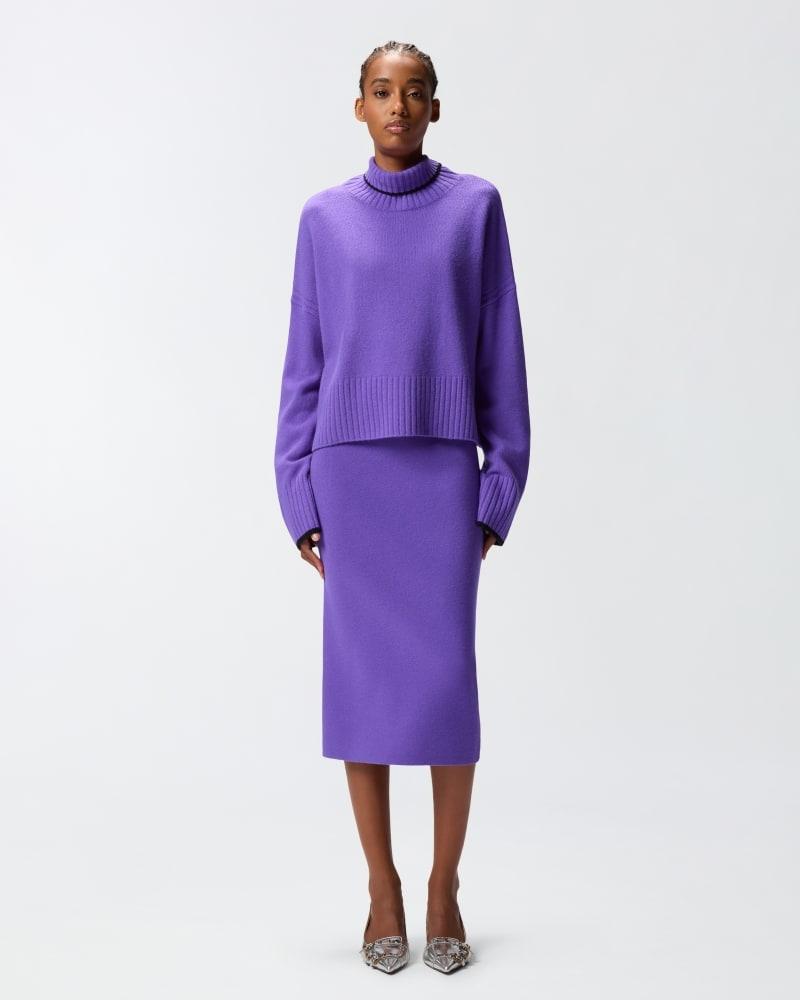 nuovva guinea Gonna a tubino in maglia 105489A2Q9 W21 PINKO 