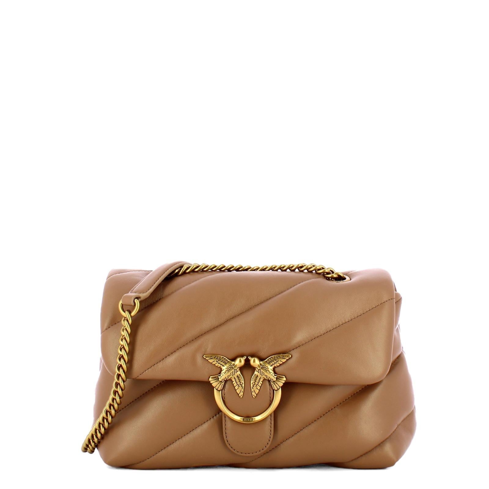 Borsa Classic Love Puff  in morbida nappa trapuntata. 100038A0F2 D01Q PINKO 