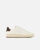 Men's shoes in smooth leather and suede inserts