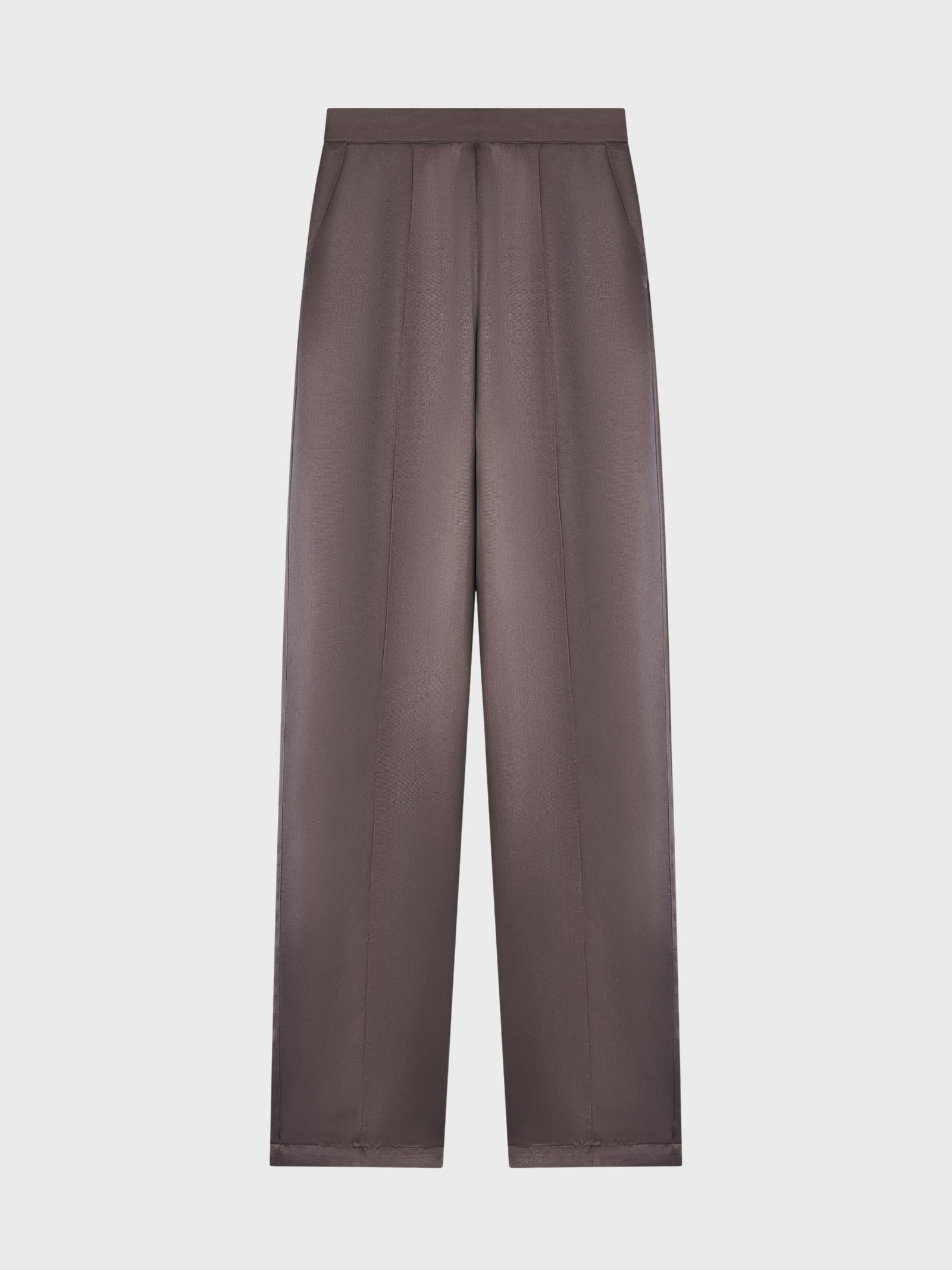 Pantaloni in twill di viscosa EW003623AF21547 U6128 ARMANI 