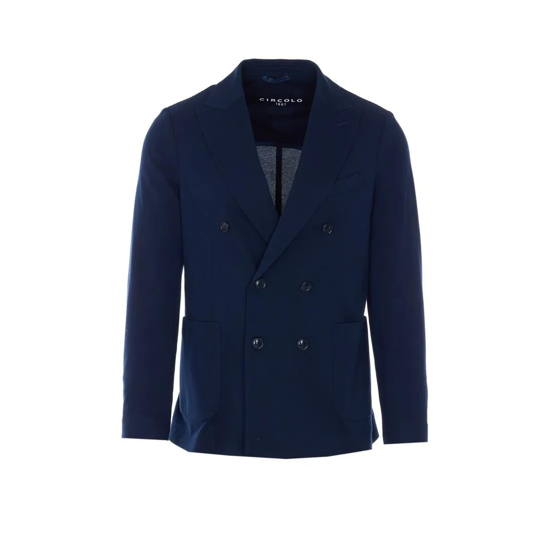Giacca doppiopetto piquet<BR/><BR/> CN5176 447 CIRCOLO 1901 