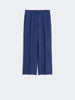 Pantalone in canvas di lino - BLU