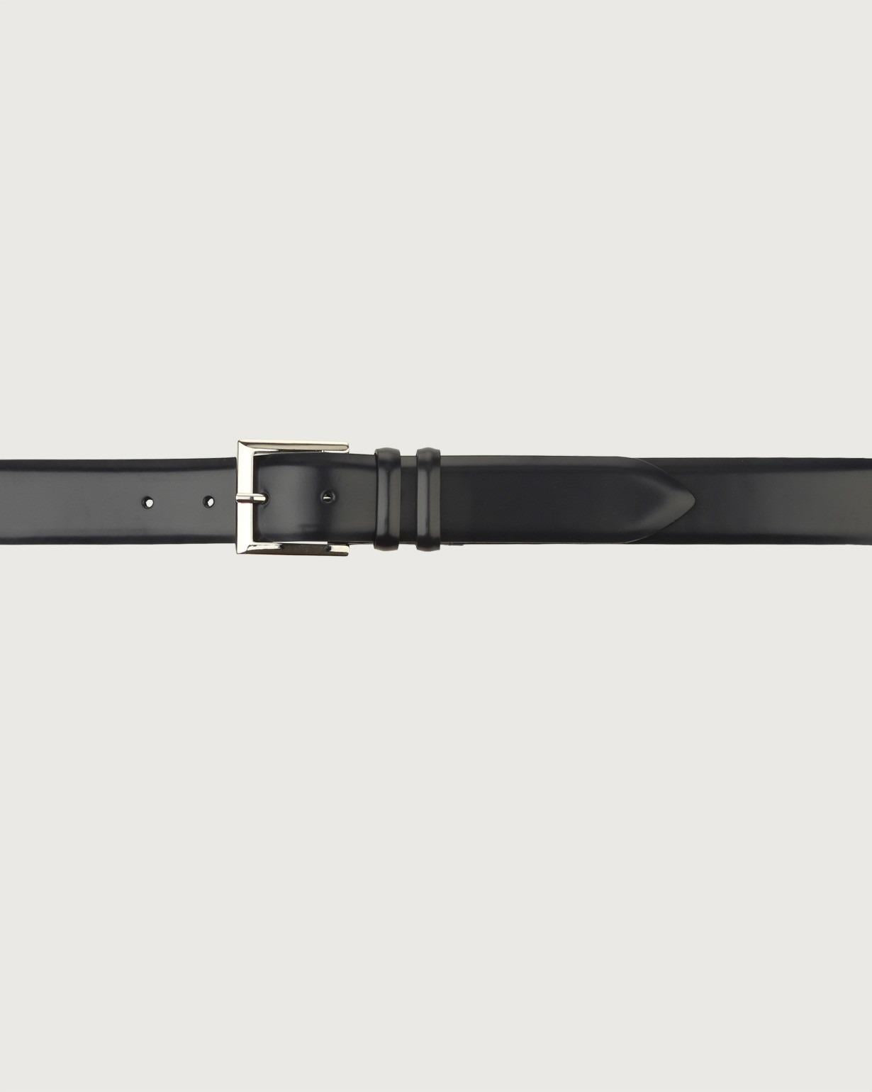 Cintura classica Calf in pelle 3,5 cm<BR/> U03202CAF NERO ORCIANI 