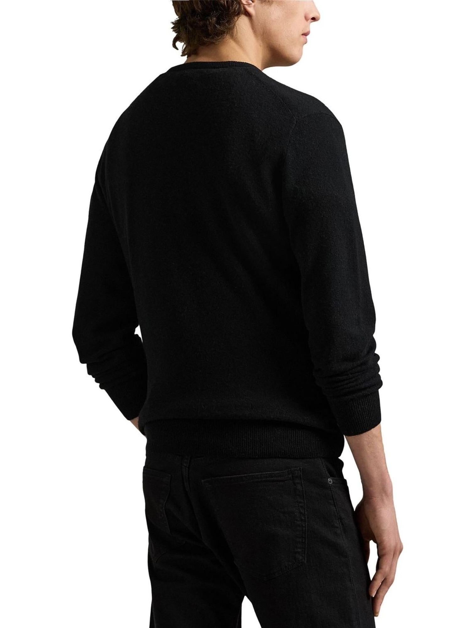 Maglia Uomo Girocollo in pura lana 710974148 003 RALPH LAUREN 