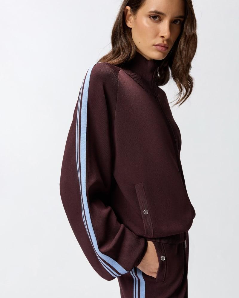 Felpa con zip e logo Love Birds<BR/><BR/> 105391A2FQ R57 PINKO 