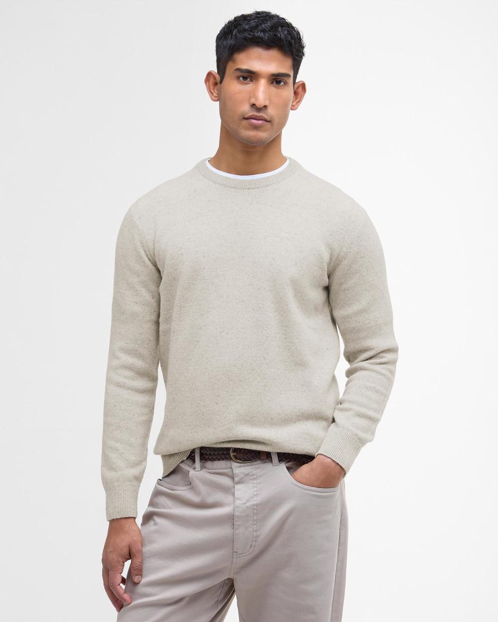Maglia in pura lana Essential Tisbury MKN0844 BE12 BARBOUR 