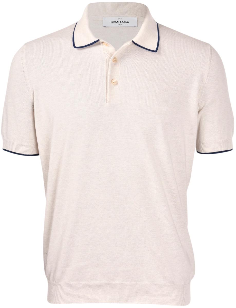 POLO IN MAGLIA CON DETTAGLI A CONTRASTO