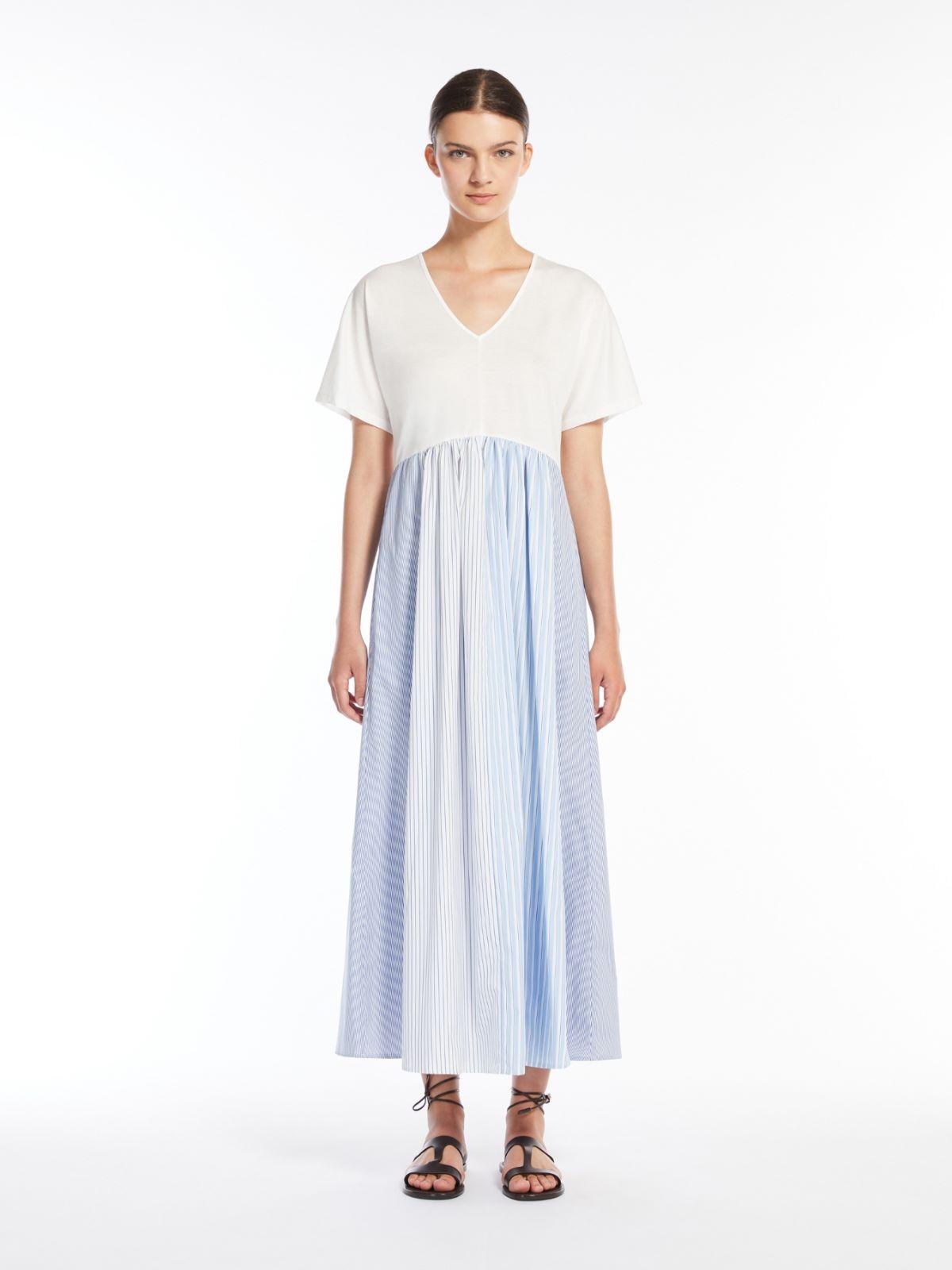 Abito donna in jersey di cotone dal volume ampio BRONZO 001 WEEKEND 