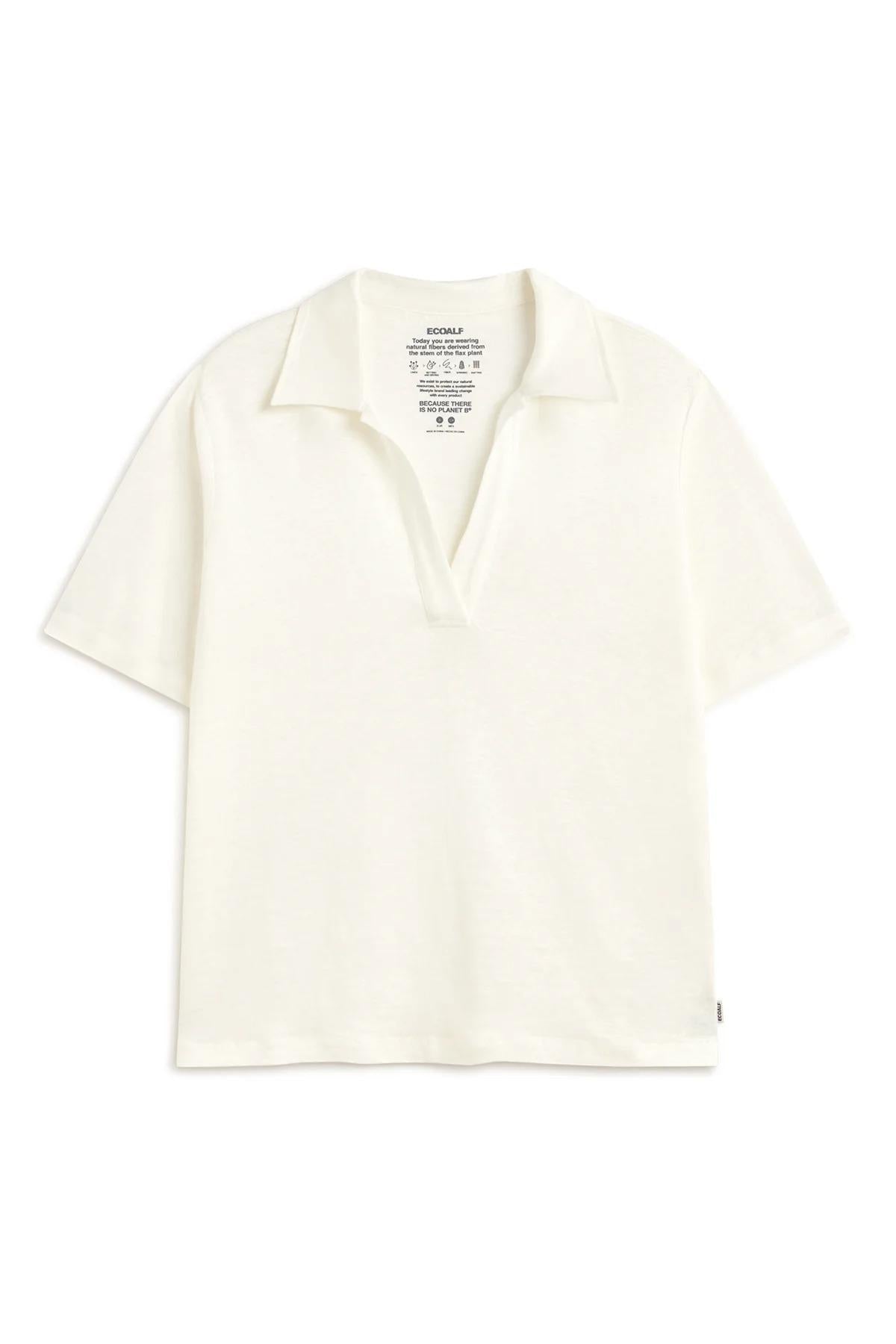 Maglietta Troms Bianca<BR/><BR/> TROMS 000 ECOALF 