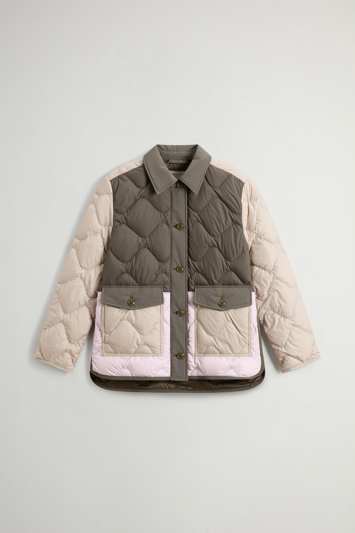 Giacca Heritage trapuntata in microfibra<BR/> CFWWOU1137FRUT2635 7448 WOOLRICH 