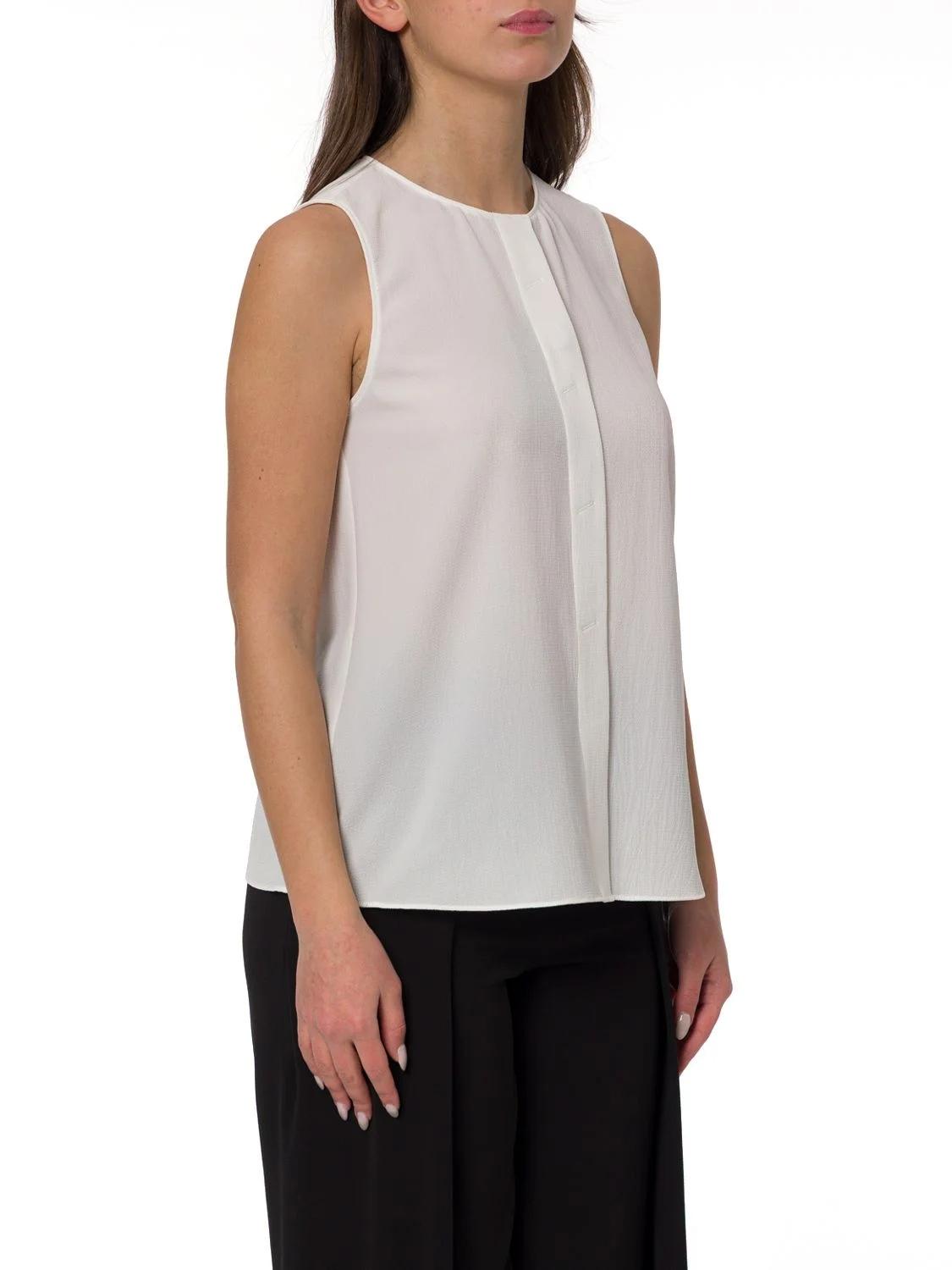 Camicetta senza maniche con scollo rotondo di Emporio Armani<BR/> EW003332AF12516 U0002 ARMANI 