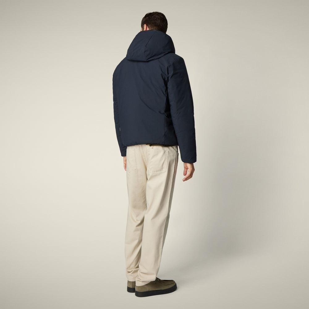 Giacca uomo mod. Ezra in blu nero<BR/> D33600M 90010 SAVE THE DUCK 