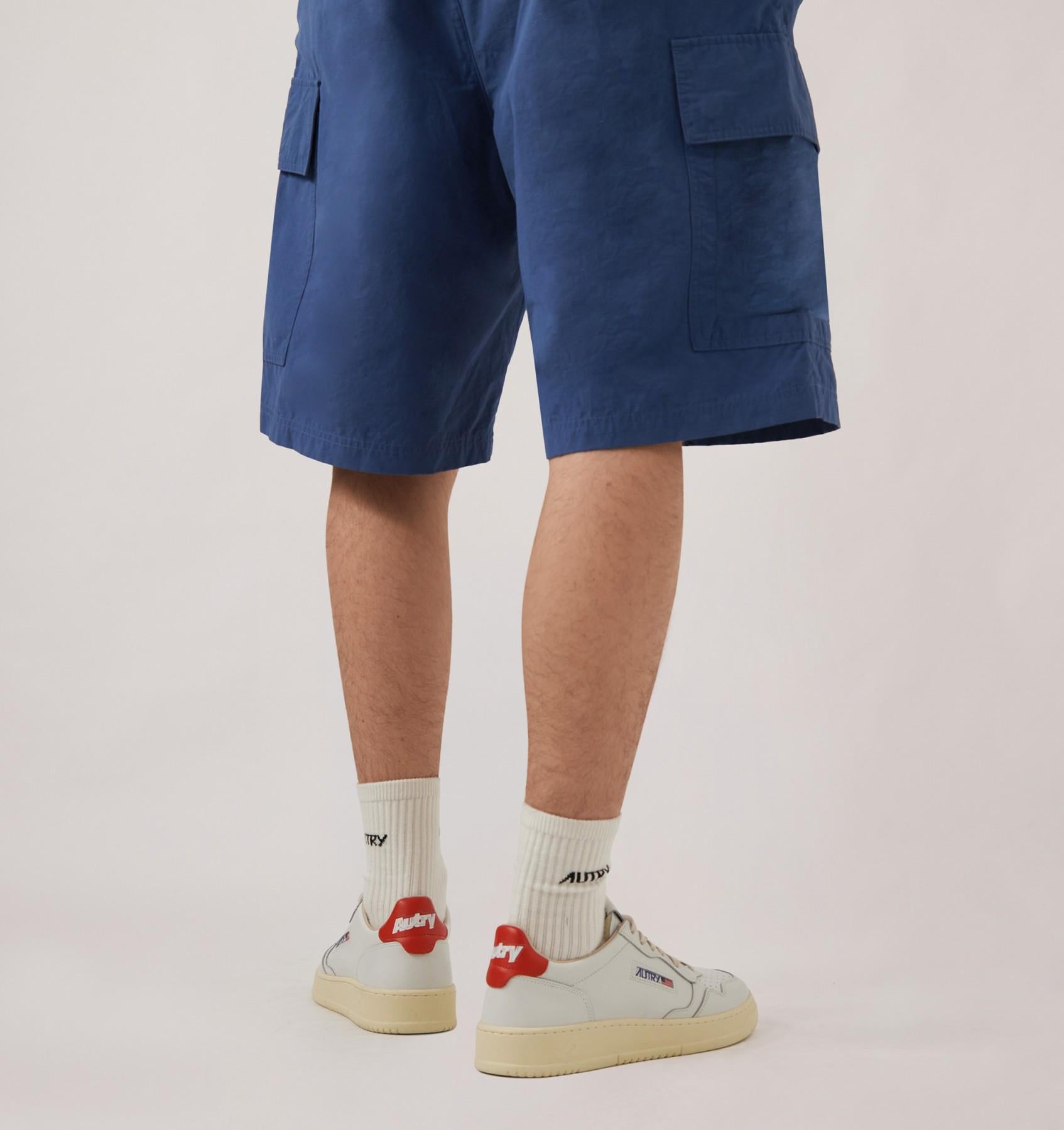 SNEAKERS MEDALIST LOW IN PELLE BIANCA E SPICY ORANGE<BR/> AULM TB03 AUTRY ACTION SHOES 