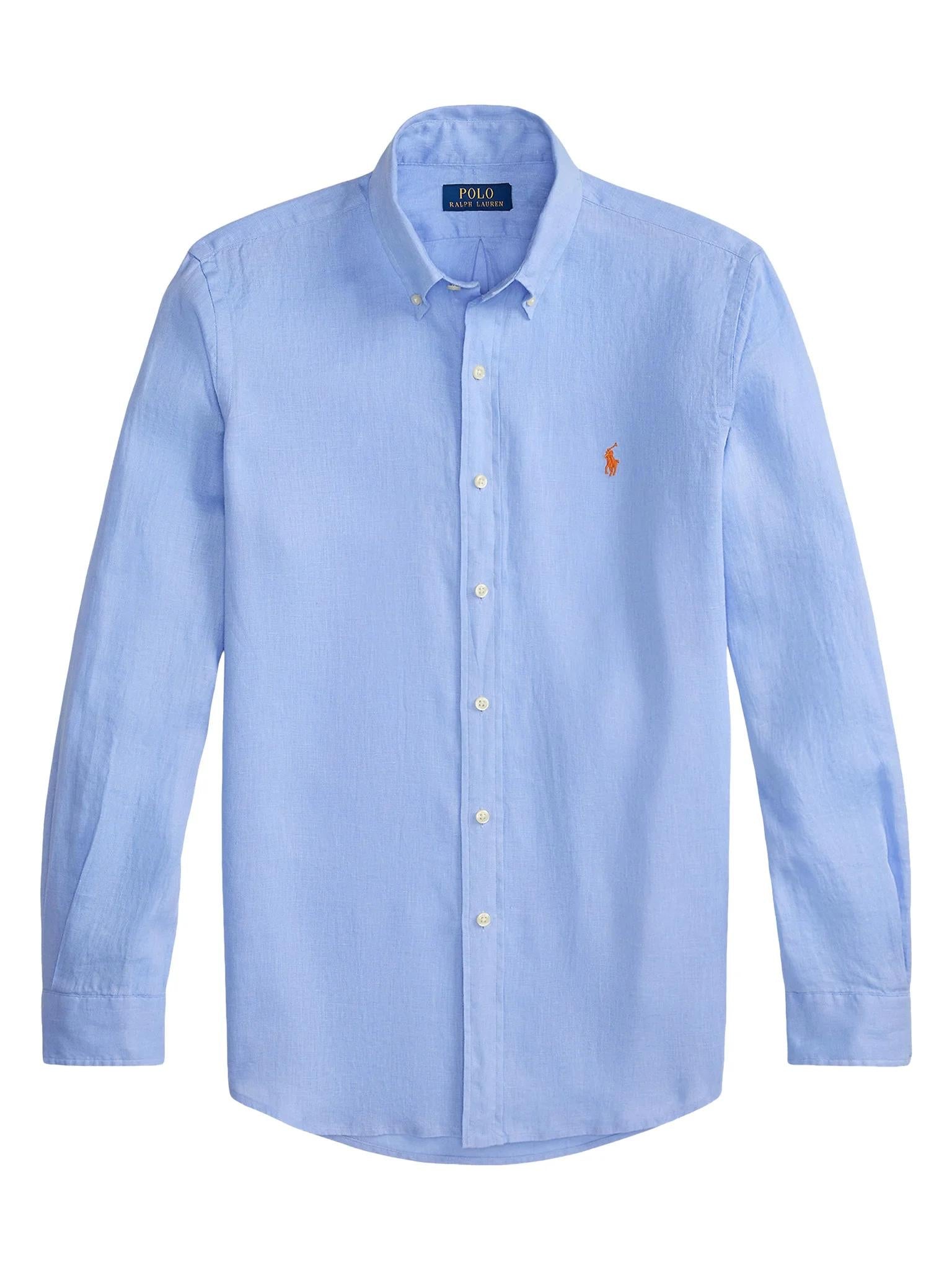 Camicia uomo in puro lino 710968915 504 RALPH LAUREN 