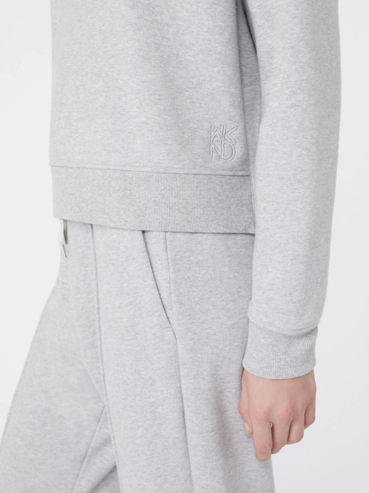 Felpa boxy in cotone GERBA 002 WEEKEND 
