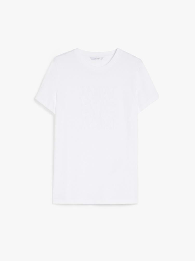 T-shirt MaxMarabesque in cotone<BR/> GIOVANE 011 MAX MARA 