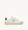 SNEAKERS MEDALIST LOW IN PELLE BIANCA E NERA