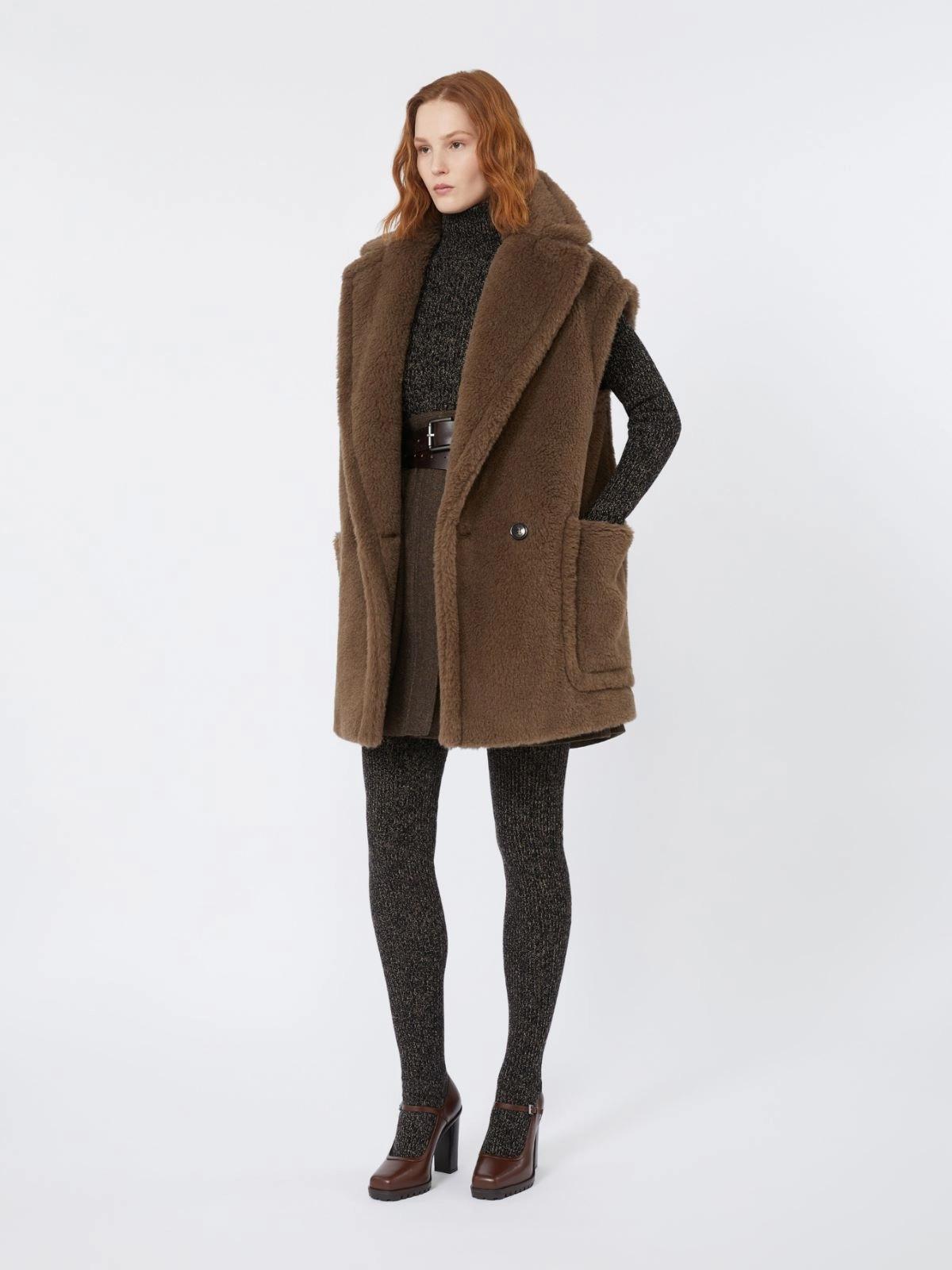 Gilet in Teddy in alpaca e lana <BR/> BORMIDA1234 004 MAX MARA 