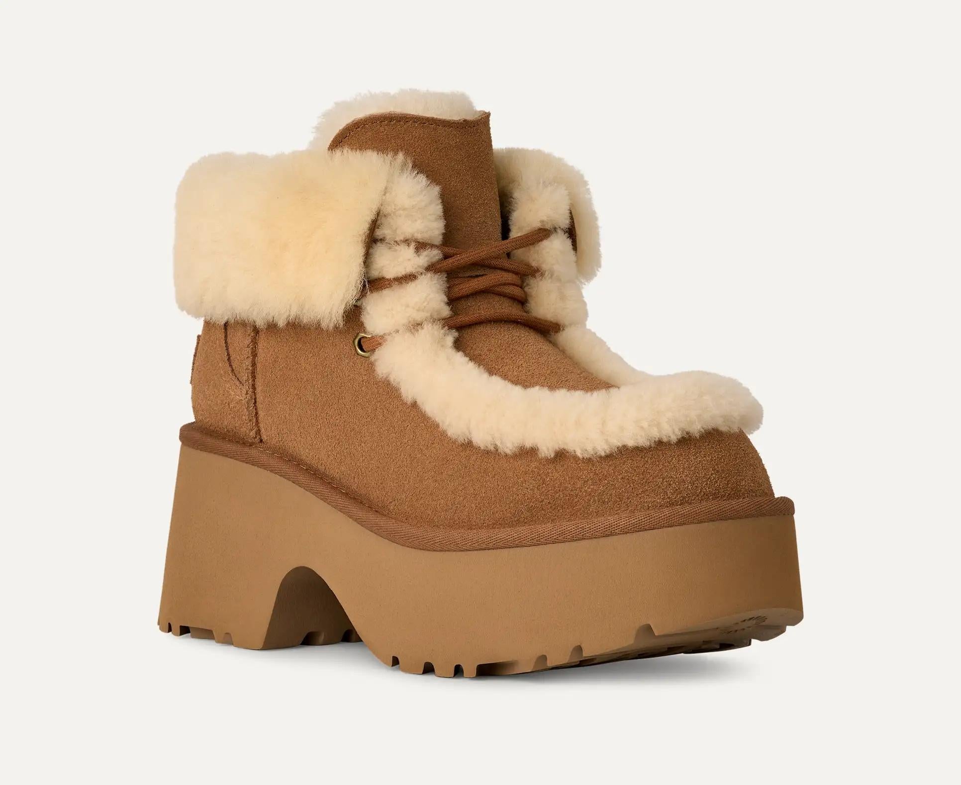 Donna Stivali Classic Esmee Lace Up 1171532 CHE UGG 