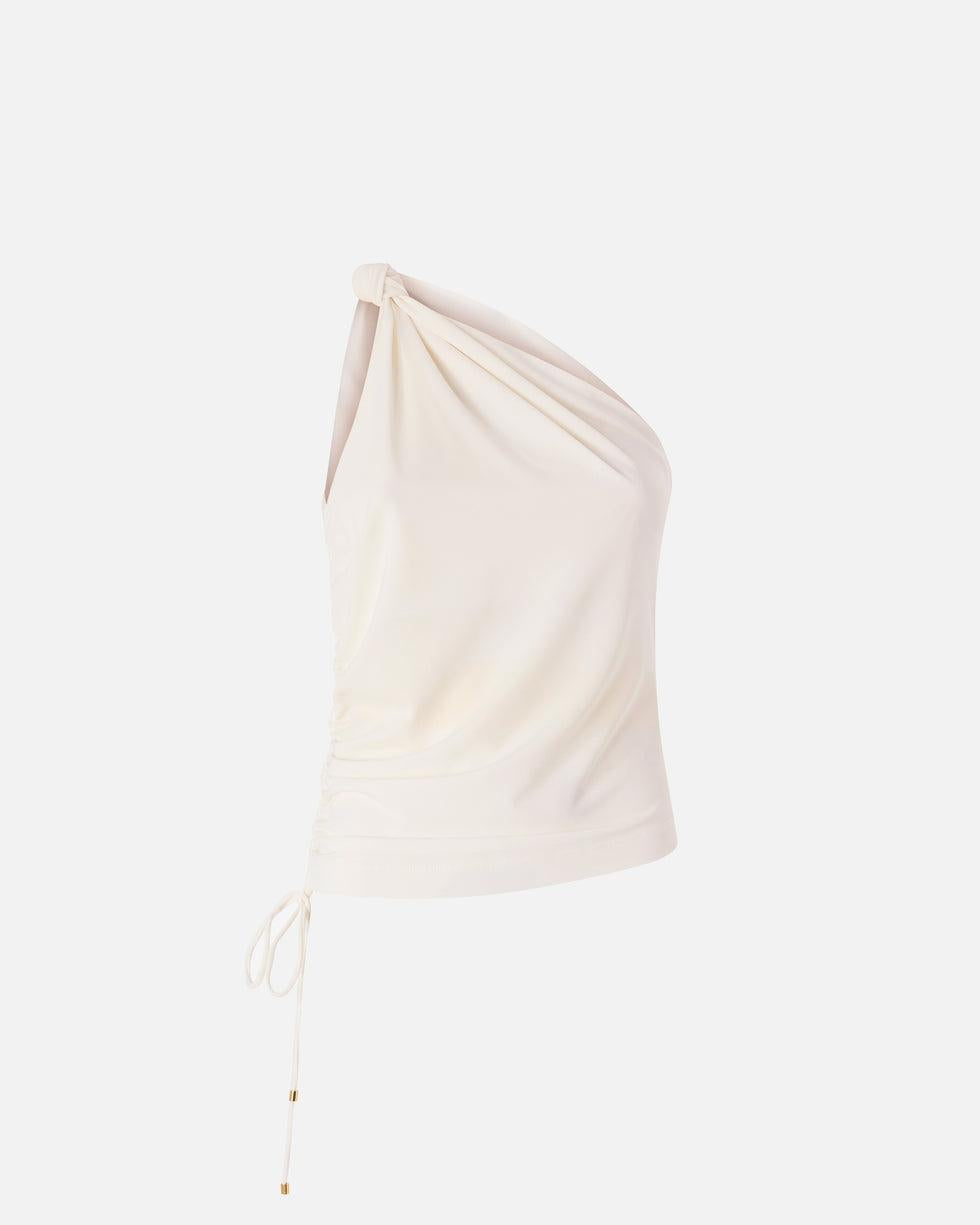 Top monospalla con nodo<BR/> 106544A37V Z05 PINKO 