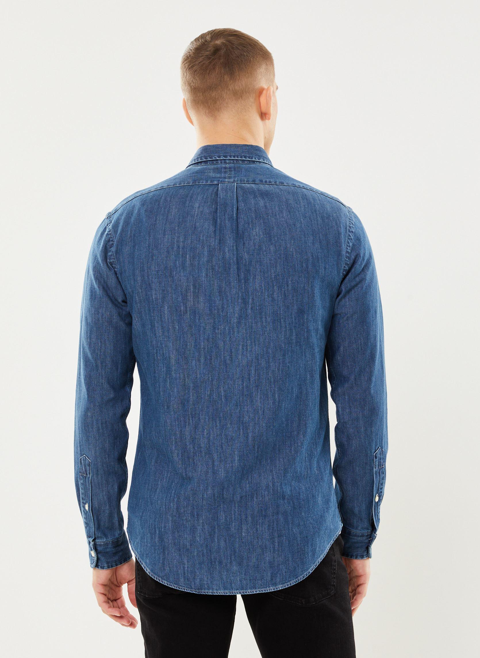 Camicia uomo oxford iin denim