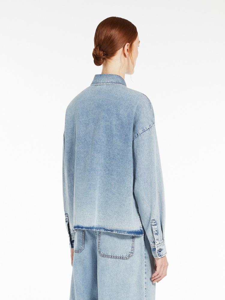 Camicia donna in denim con tasconi ZEMIRA 038 WEEKEND 
