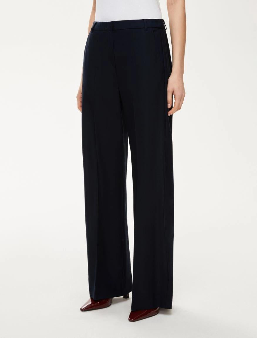 Pantalone in misto viscosa wide leg SURREY 007 IBLUES 