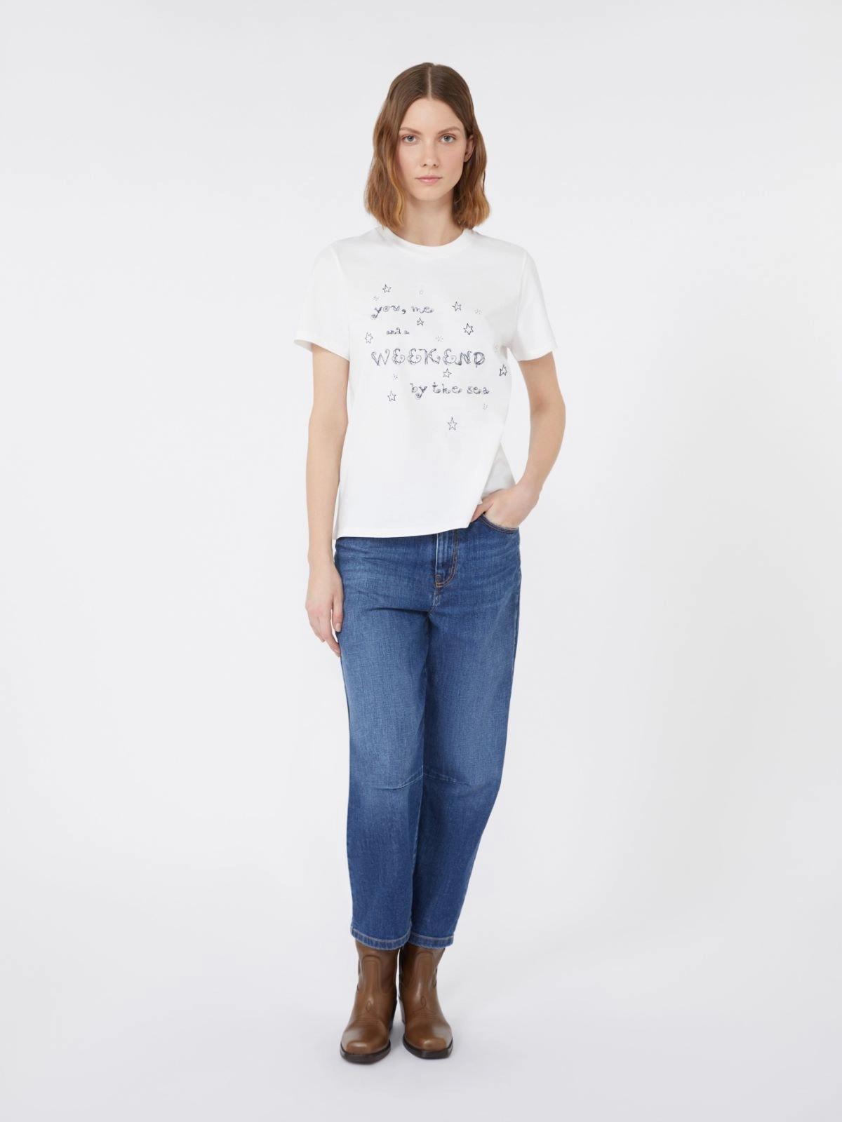 T-shirt in cotone con stampa ARA 001 WEEKEND 