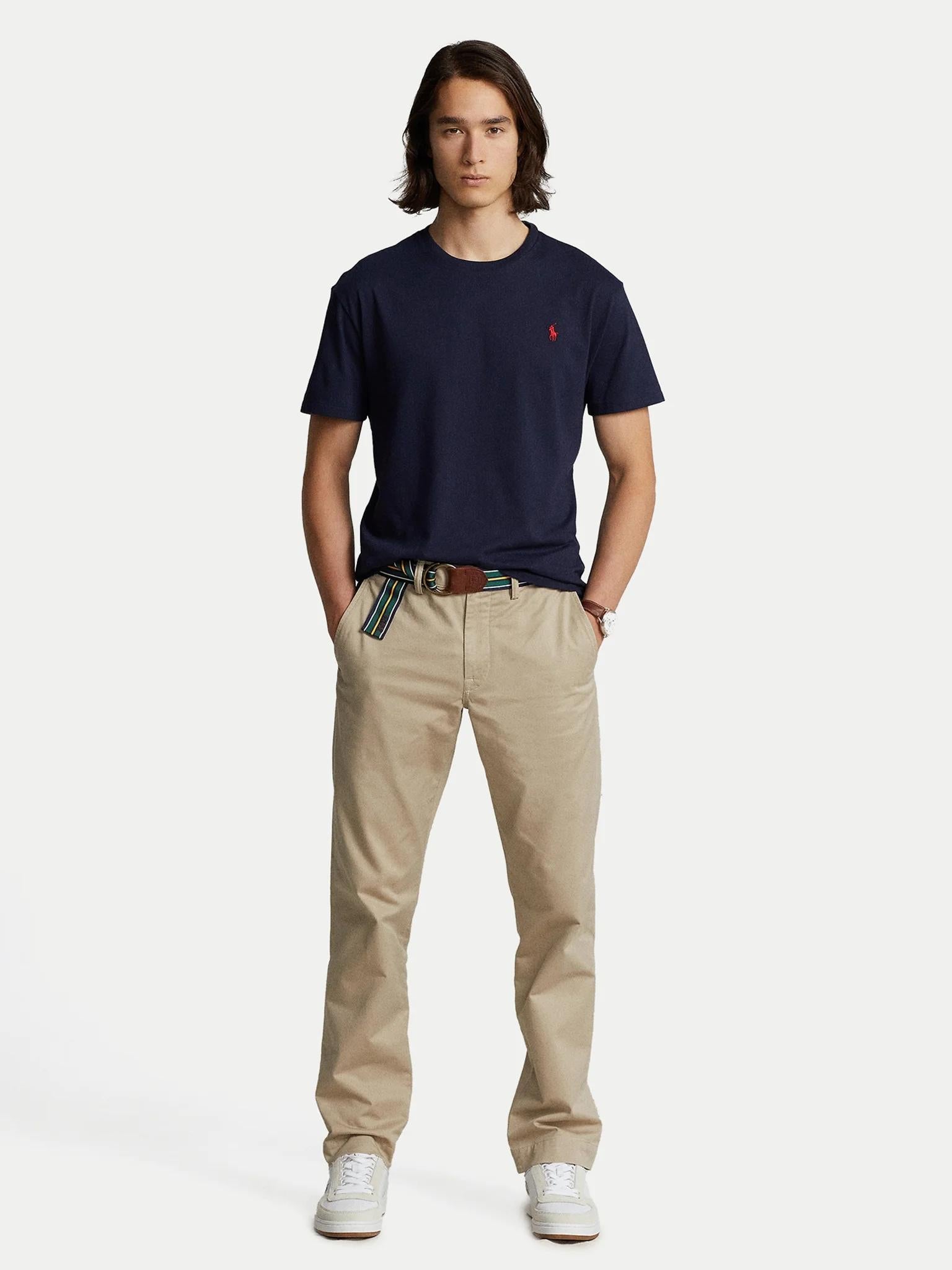 T-shirt in jersey di cotone 710680785 004 RALPH LAUREN 