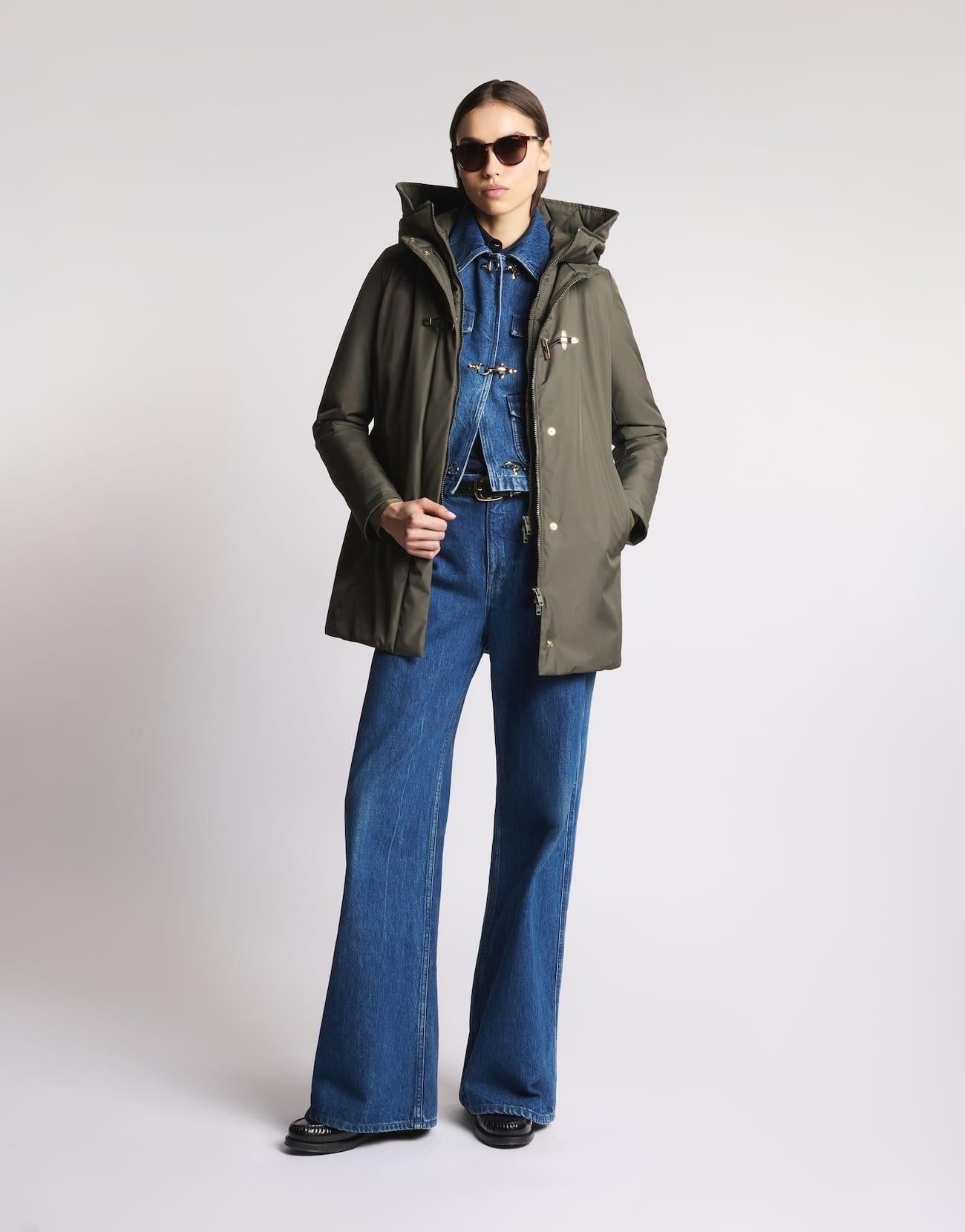 Toggle Coat in Gabardine Tecnico NAW59513830ZXE V805 FAY 