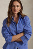 Camicia in cotone a righe Oversize-Fit