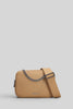 Camera bag a tracolla Bryant media in pelle martellata