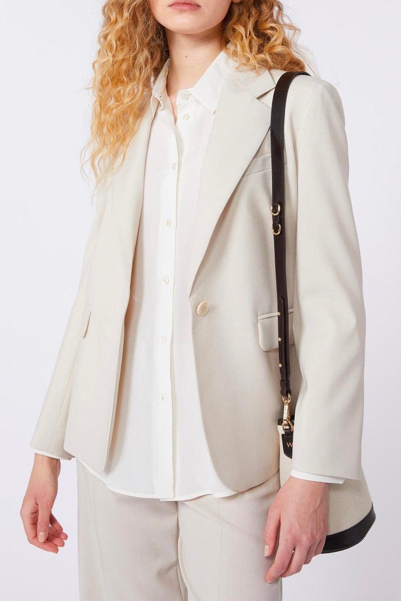 WKDLAMINE<BR/>Blazer in lana stretch WKDLAMINE 011 WEEKEND 