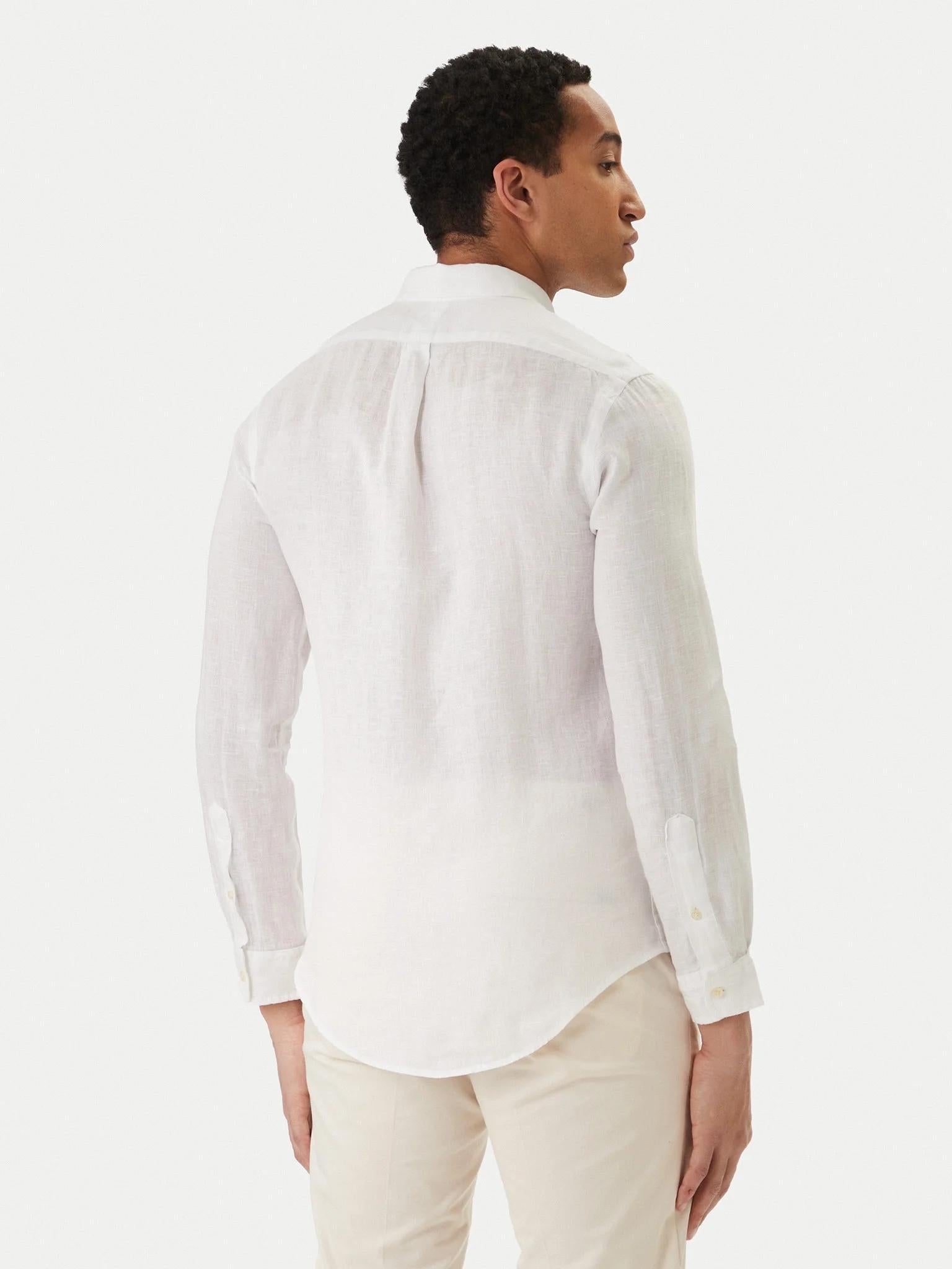 Camicia uomo in puro lino 710968915 505 RALPH LAUREN 