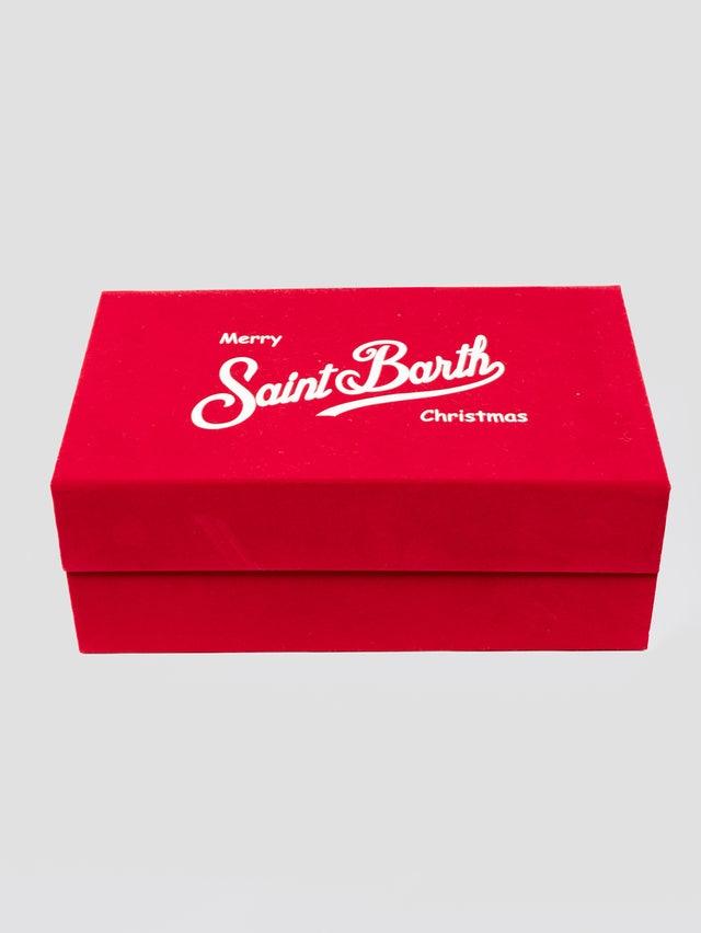 Box con Cappello in Lana e Pochette in Lurex Nero BOX0025 03771I MC2 SAINT BARTH 