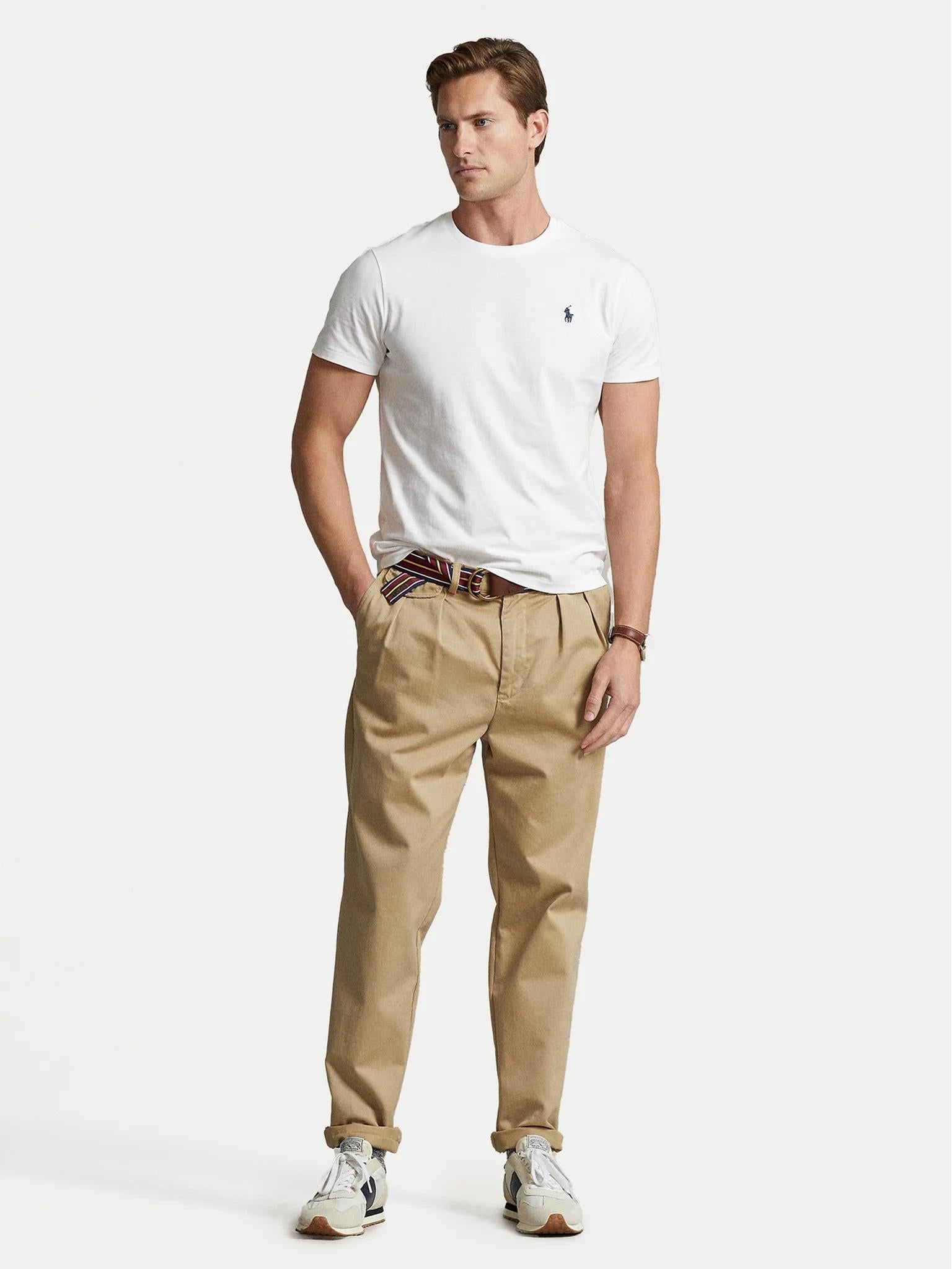 T-shirt in jersey Custom Slim-Fit 710680785 003 RALPH LAUREN 