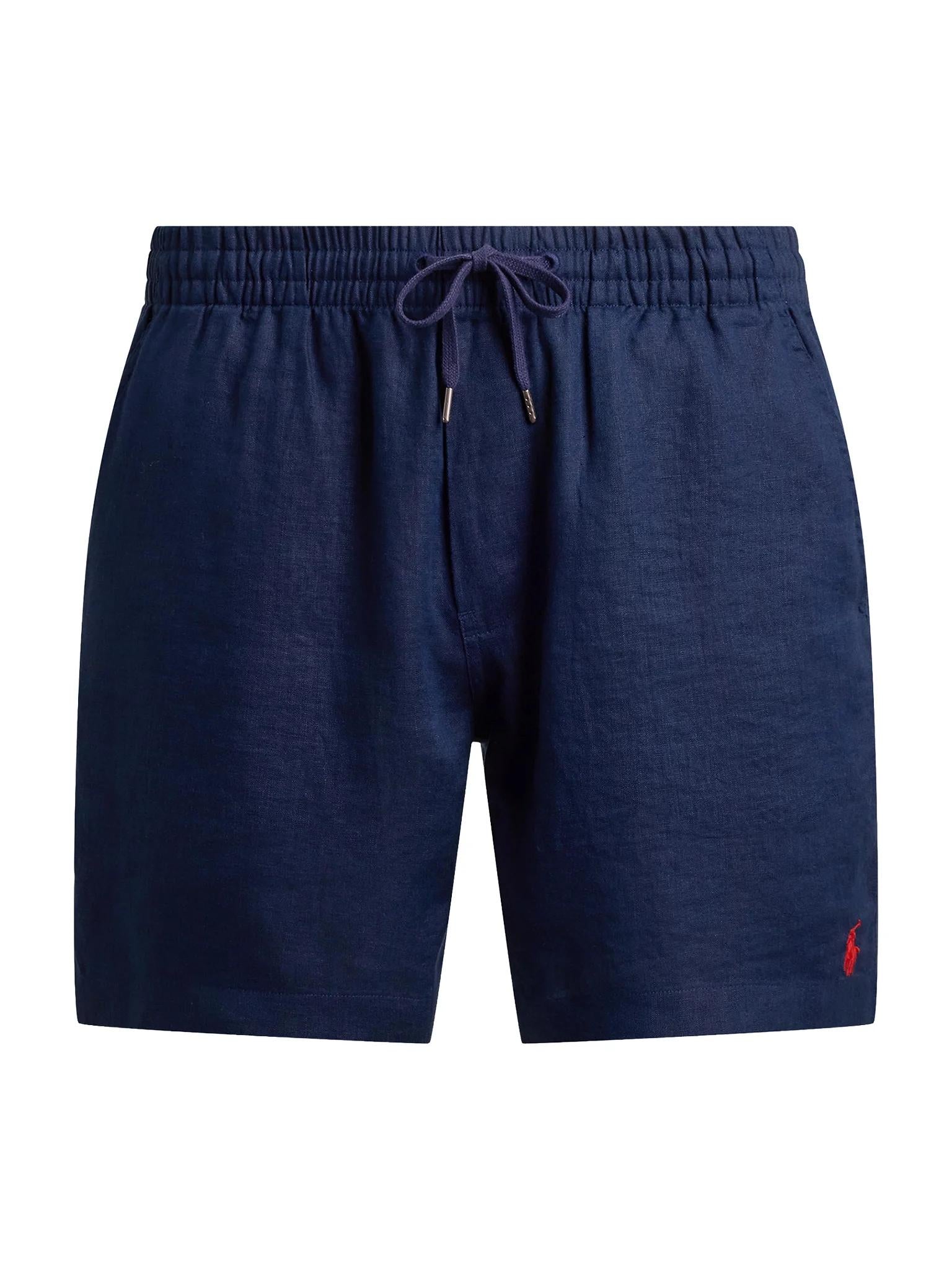 Pantaloncini puro lino con coulisse 710P08205 001 RALPH LAUREN 