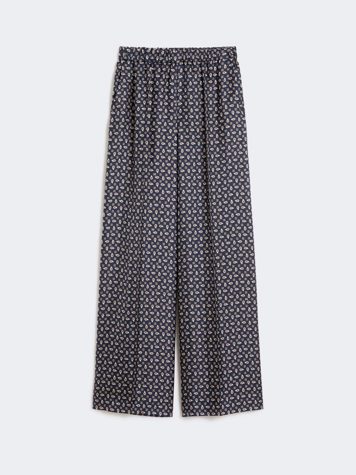 MXMVISCHIO<BR/>Pantalone in seta stampata MXMVISCHIO 001 MAX MARA 