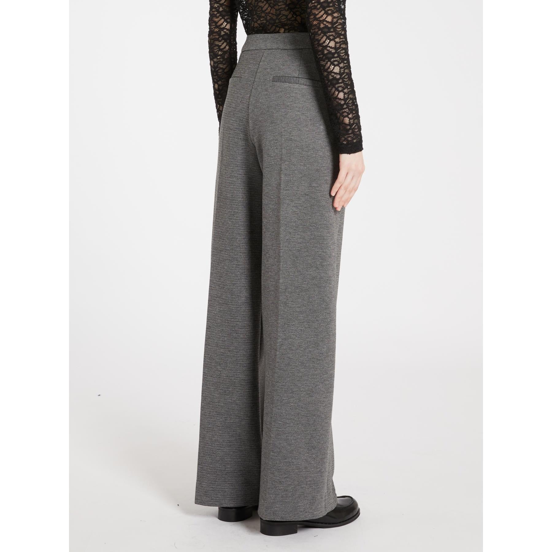 Pantaloni ampi in misto viscosa BERCETO 004 IBLUES 