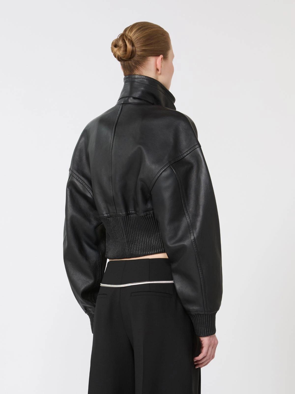 SPXOSSIDO<BR/>Giacchino corto in pelle SPXOSSIDO 002 SPORTMAX 