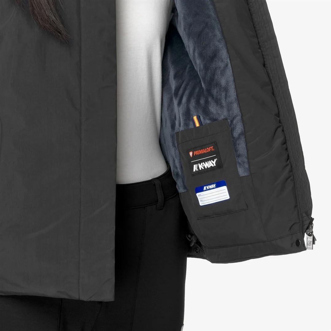 LIL SOFT TOUCH MARMOTTA<BR/>BLACK P-BLUE A K71324W AL8 K-WAY 