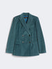 Blazer doppiopetto in velluto