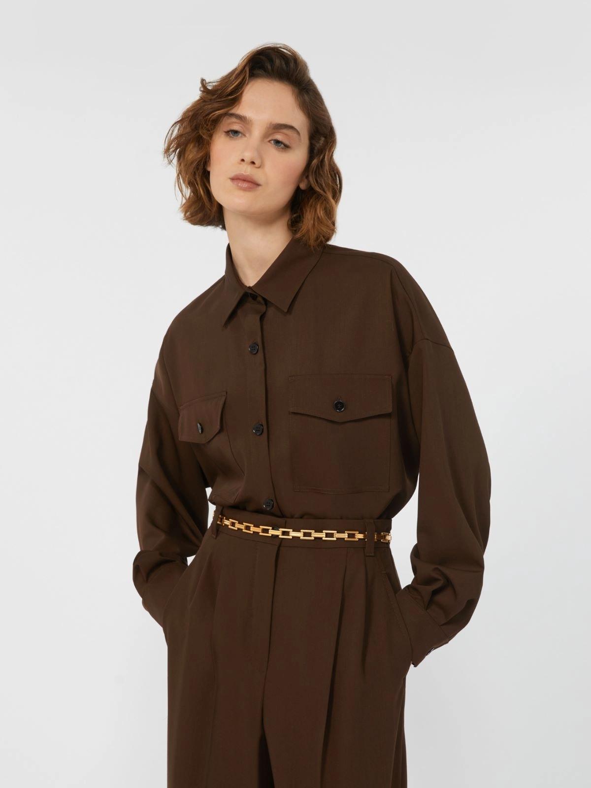 Camicia in levantina di lana FIRMINA 004 WEEKEND 